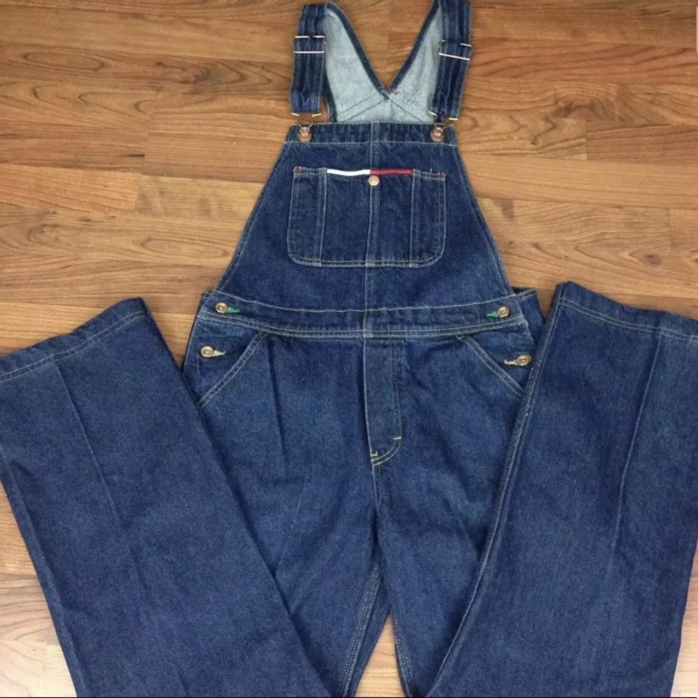 Vintage Tommy Girl Jean Overalls, Bibs